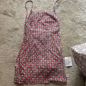 ASOS Checkered Floral Sundress